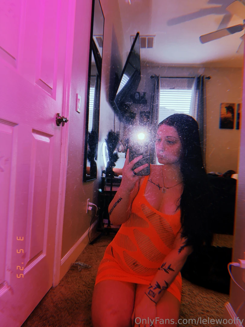 This orange dress is speaking to me 