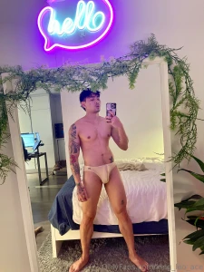 Hard right now and my cock is trying to peak out