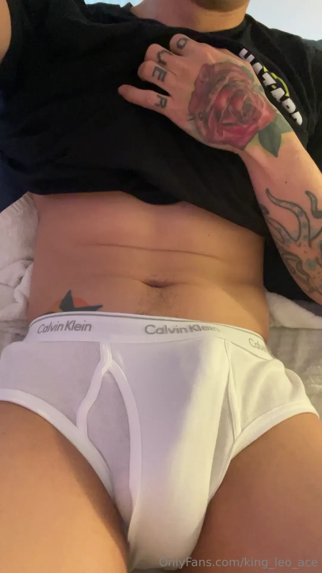 Throbbing dick in tighty whities 