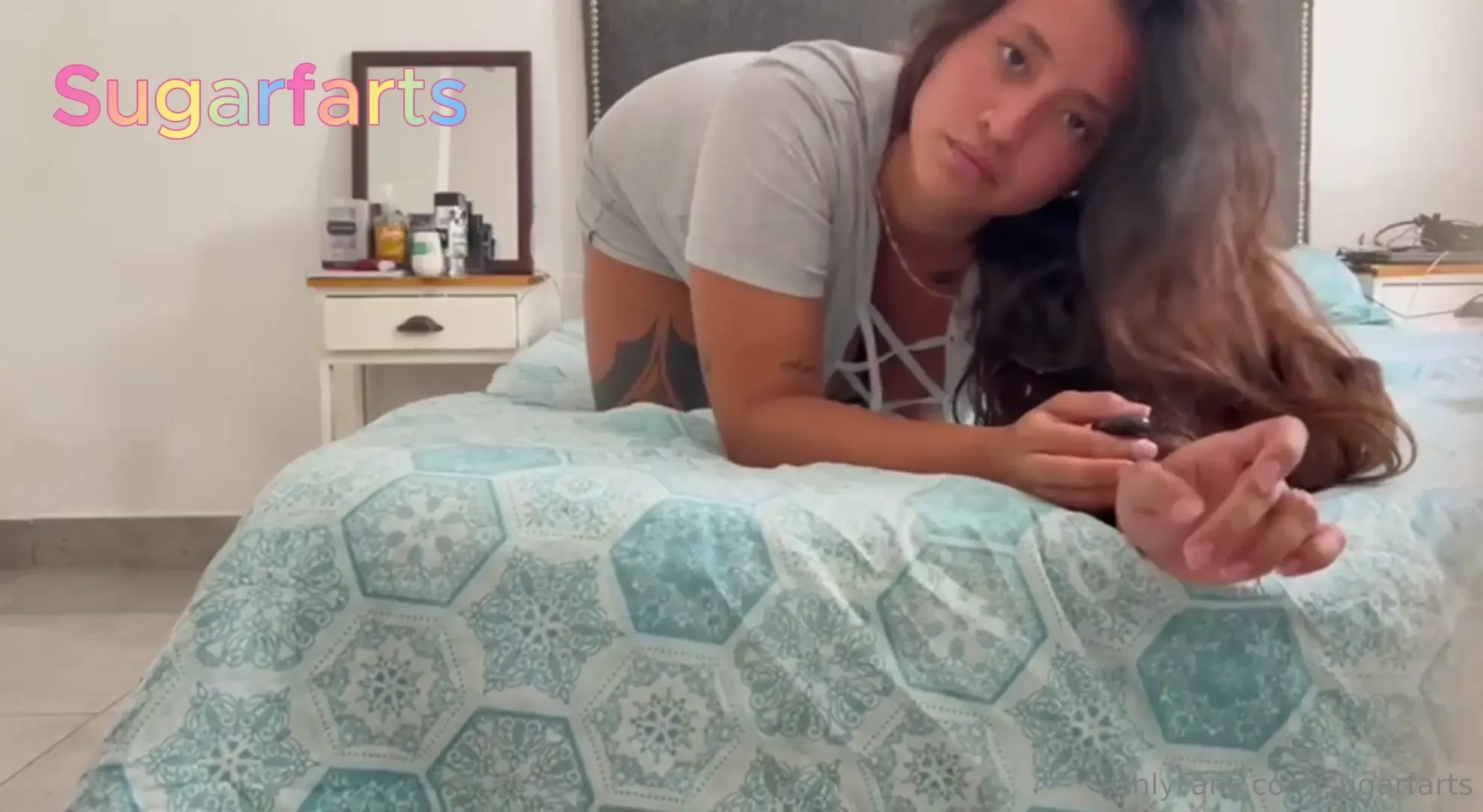 I fill you with gas all over the bed and in all poses 