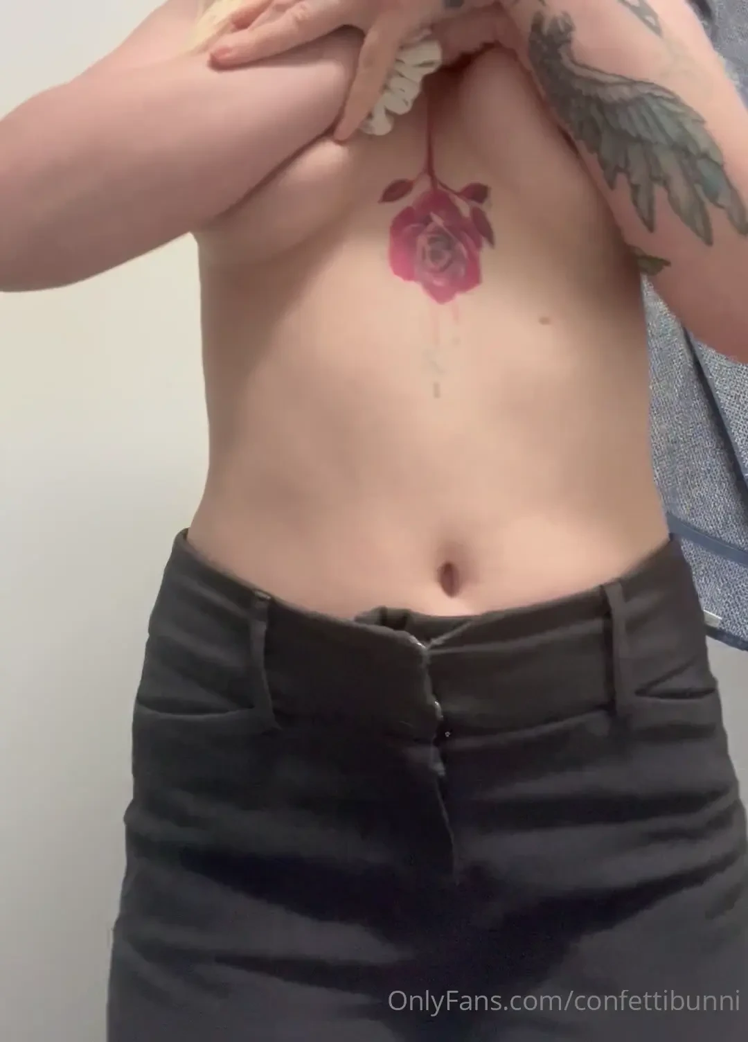 My tummy is flat again 