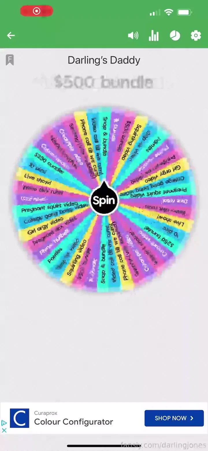 A lucky fan just won my phone number for 10 on the fall for me wheel 