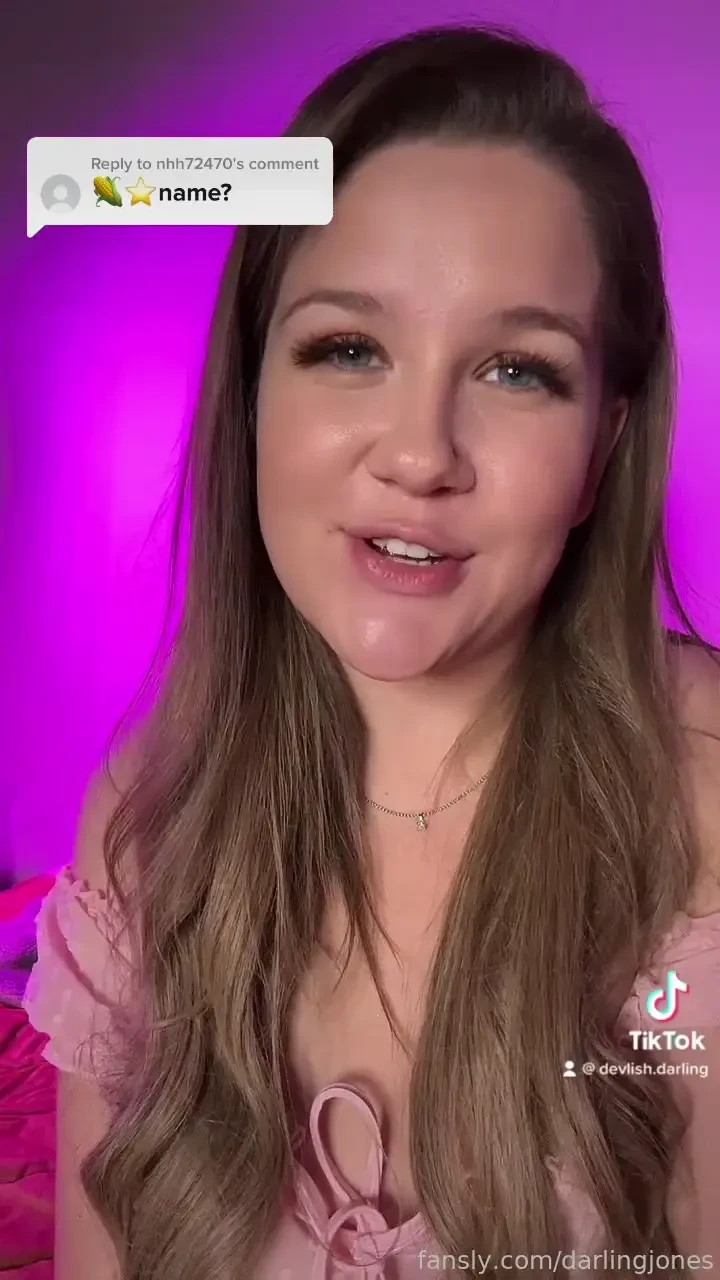 That s my name hehhe don t wear it out but please try fyp darlingjones 