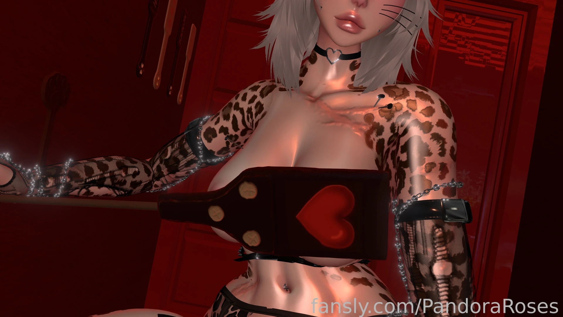 Kireneko on patreon fyp lewd leopardgirl booty whips spanking tittys part 6 
