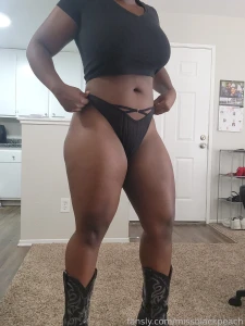 Ready for summer cowgirl cowboyboots boots undies underwear thong part 1