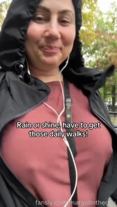 I ll be wet by the end of this walk over30 over40 braless nobra