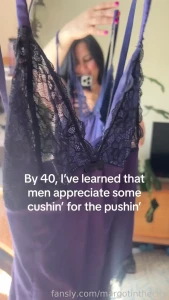 A little belly never hurt anyone over40 darkhair chubby lingerie belly