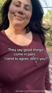 On my daily park stroll over40 curvy mature tits chubby darkhair