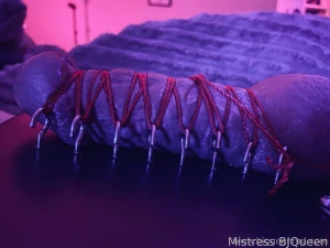 Cock stocks lock around his cock and tie his cock down in place so i part 2
