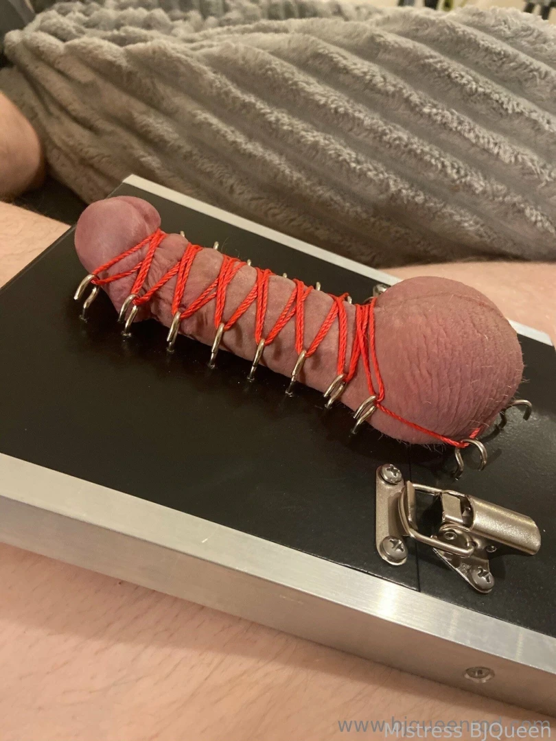 Cock stocks lock around his cock and tie his cock down in place so i part 3 