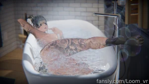 You can come into the tub only if you help give me a bubble bath 3