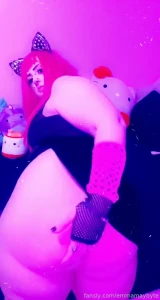 Watch me squirt with my 10 inch tentacle cock part 2