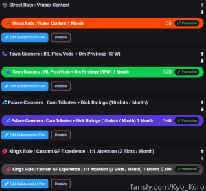 I ll be releasing new tiers soon maybe this weekend what do you think