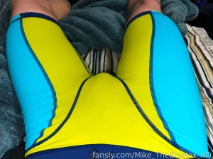 Using my lovense diamo in my blue and yellow speedo vanquisher jammer part 1
