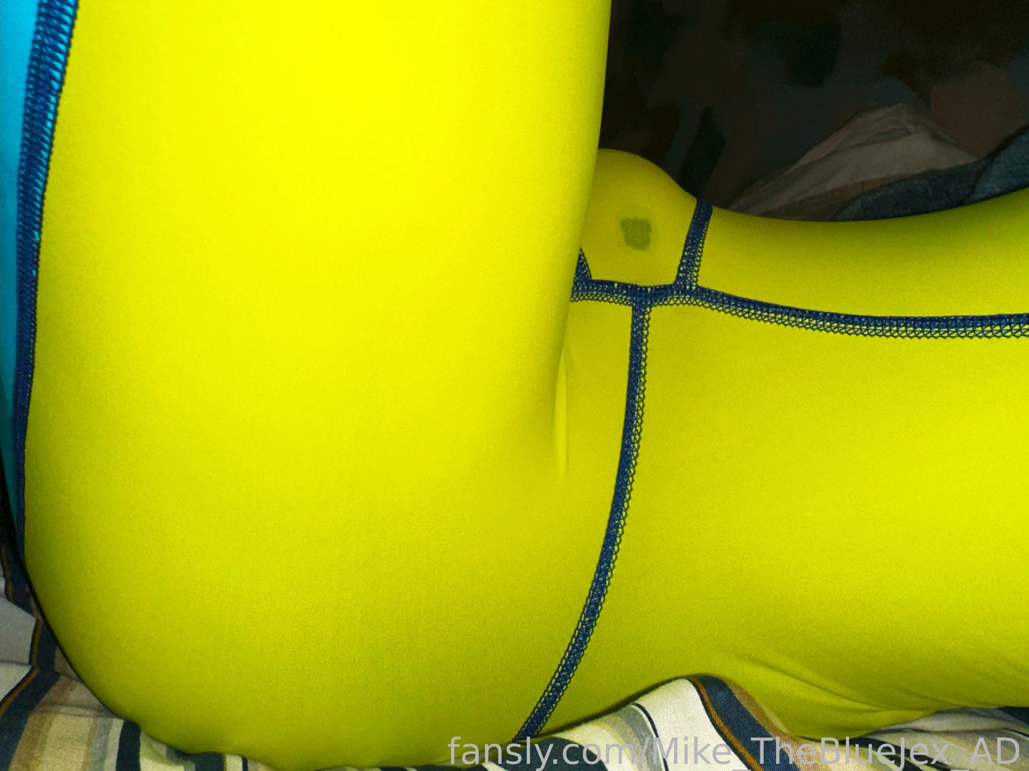 Using my lovense diamo in my blue and yellow speedo vanquisher jammer part 7 