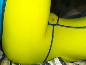 Using my lovense diamo in my blue and yellow speedo vanquisher jammer part 7