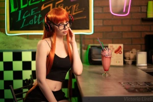 Maybe we should have a drink futaba persona persona5 cosplay cosplayer part 1