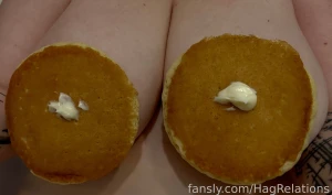 Good morning gorgeous it s breakfast time what will you eat off of me part 1