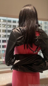 2025 06 05 part1 wearing straight jecket by myself latex zantai part 5