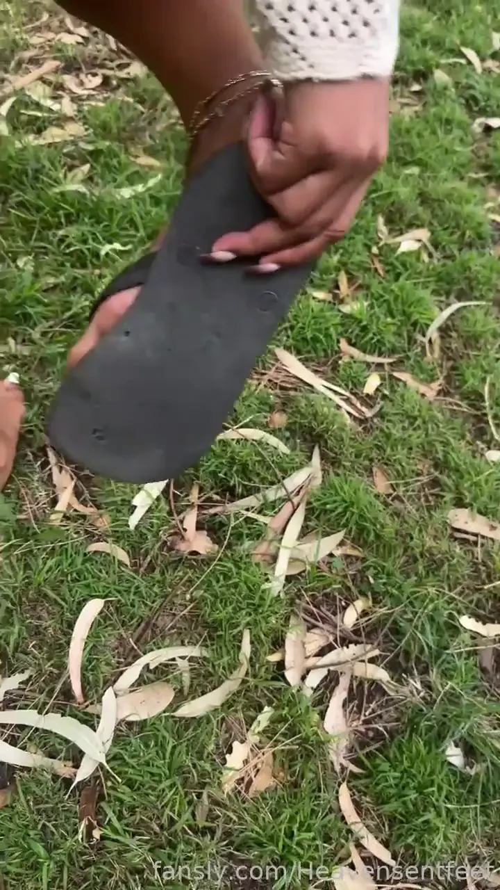 Letting these big meaty soles enjoy nature but i need a foot boy part 1 