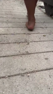 Letting these big meaty soles enjoy nature but i need a foot boy