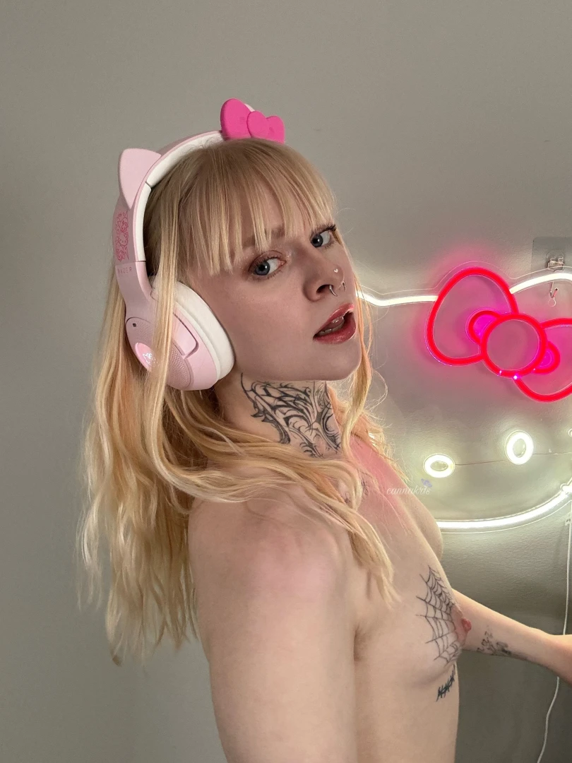 Like my new headphones nsfw boobs makeup tattoos nonbinary fyp freeuse 