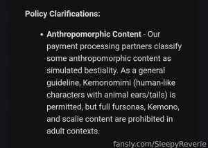 Alright well this is not great furry content is half of what i put on