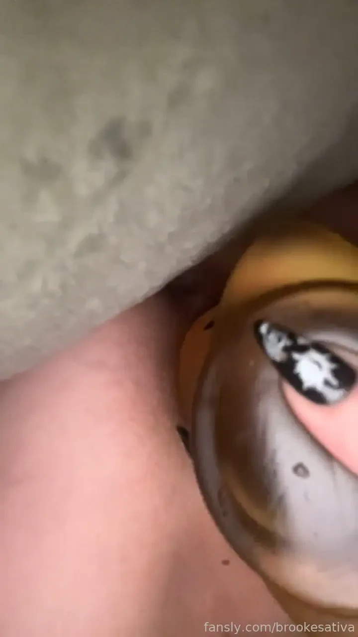 Stretching my needy hole with a three inch wide plug gaped loosewhore 