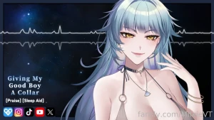 New sfw audio giving a good boy a collar and headpats tags f4m sfw