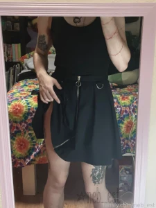 Had only a thong under my skirt while out unfortunately had no one to part 2