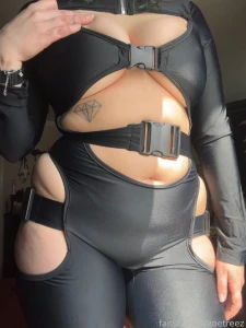 Practically begging to be unbuckled my tits are about to burst in this part 2