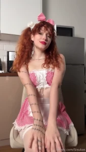 Did you notice it under my skirt redhead ginger teen young new cute