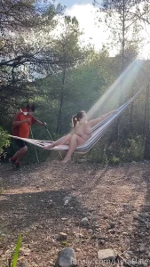 An older man caught me completely naked while i was lying in the