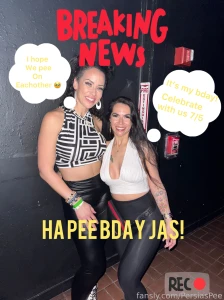 Breaking news jasmineraye birthday is 7 4 and we are celebrating 7 5