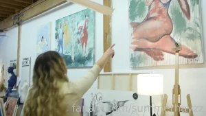 I love giving studio tours come see where i hang out and work all day