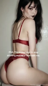 Just me red lingerie and all the naughty smiles you deserve fyp goth