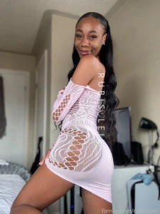 Slim petite blackgirl ebony skinny fyp sexy cute smallass