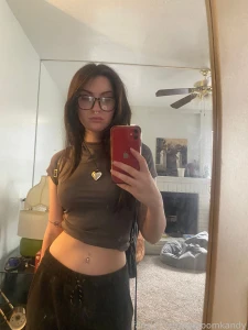Glasses dont take away my mean girl face young ass petite goth