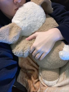 Lazy day on the couch with puppy