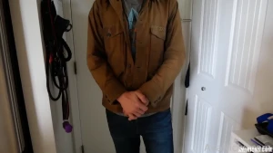 Cop fucks citizen there has been a noise complaint in the building and