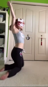 Give it to me daddy flexible yoga ass booty asian