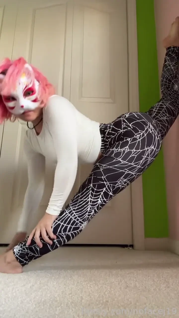 Spider jane isn t to be messed with flexible yoga ass leggings asian 