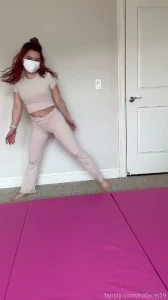 Coming right at your face ass booty flexible yoga flexibility