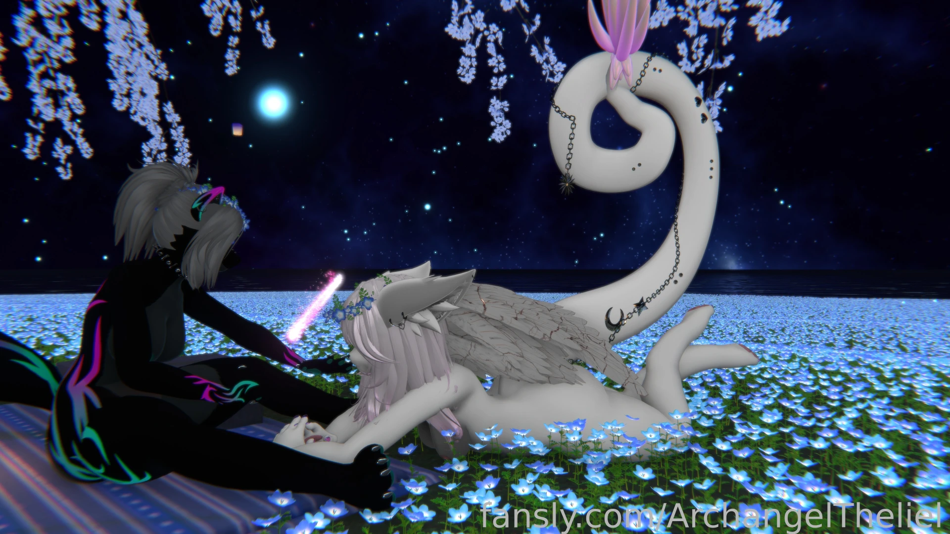 An angel amp voiding meet in secret amongst the moonlight lilies part 9 