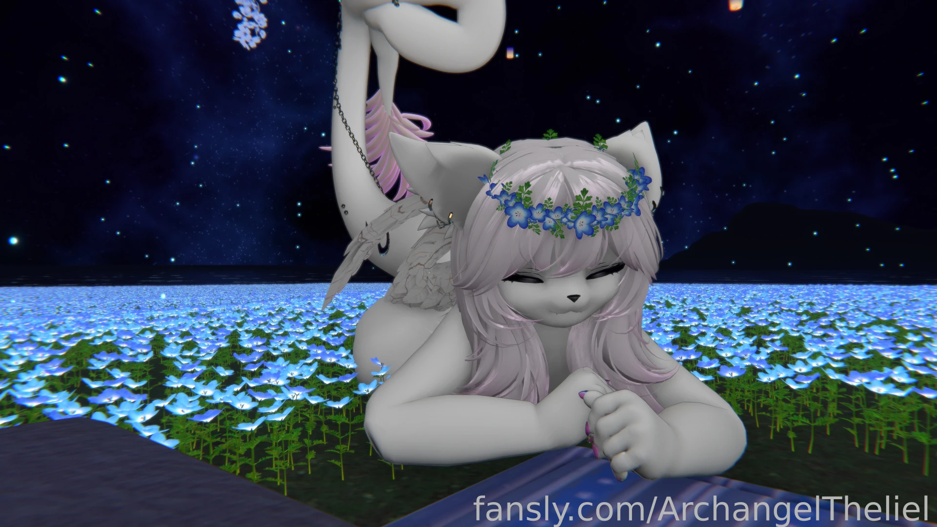 An angel amp voiding meet in secret amongst the moonlight lilies part 2 