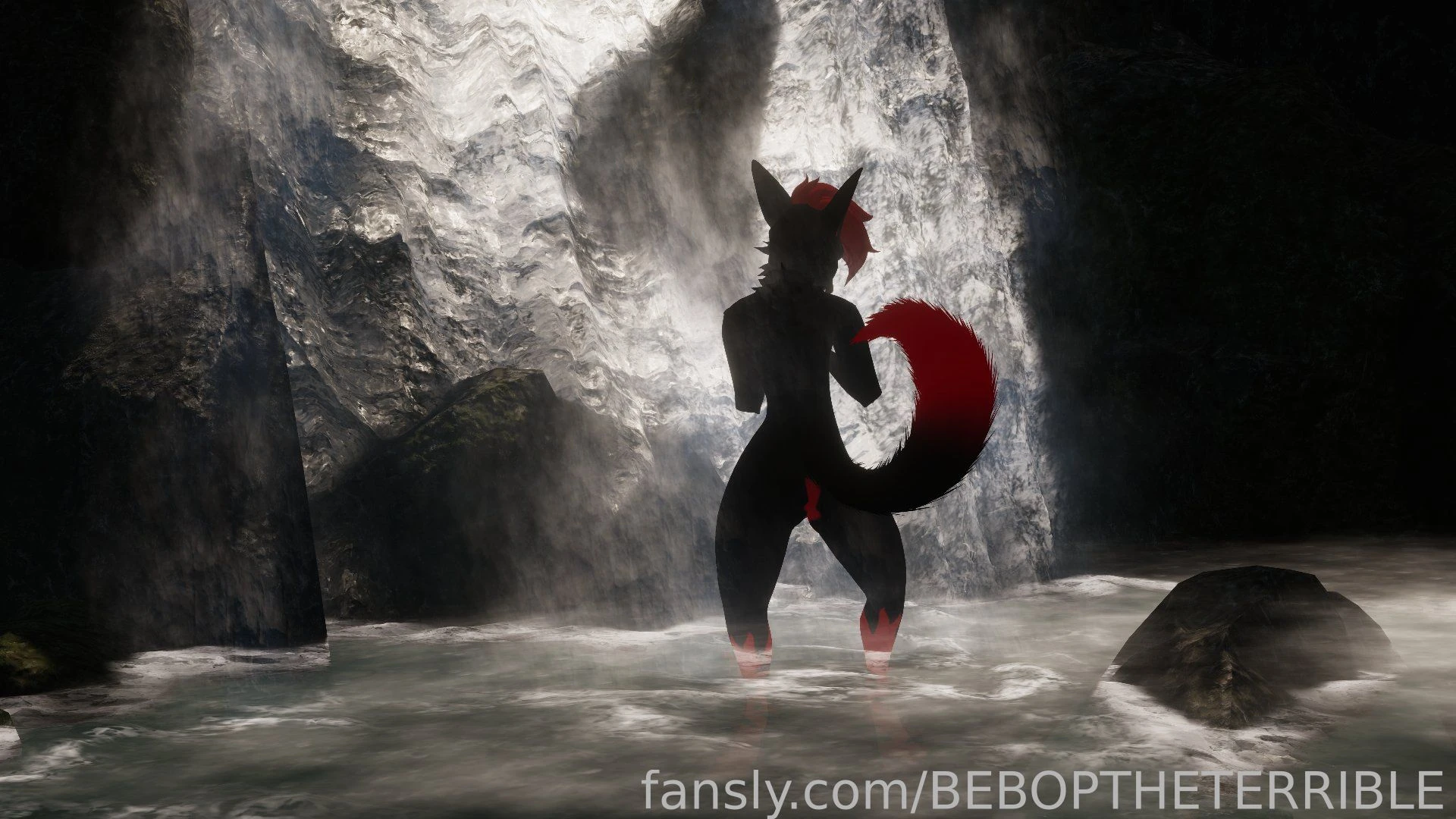 Got caught showering under the waterfall part 1 