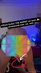 Custom request blooper my dog is trying to steal my show