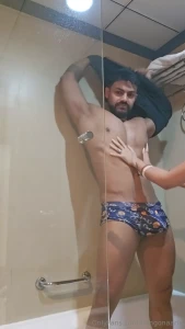 Hardcore sex with muscle man in dubai hotel bathtub
