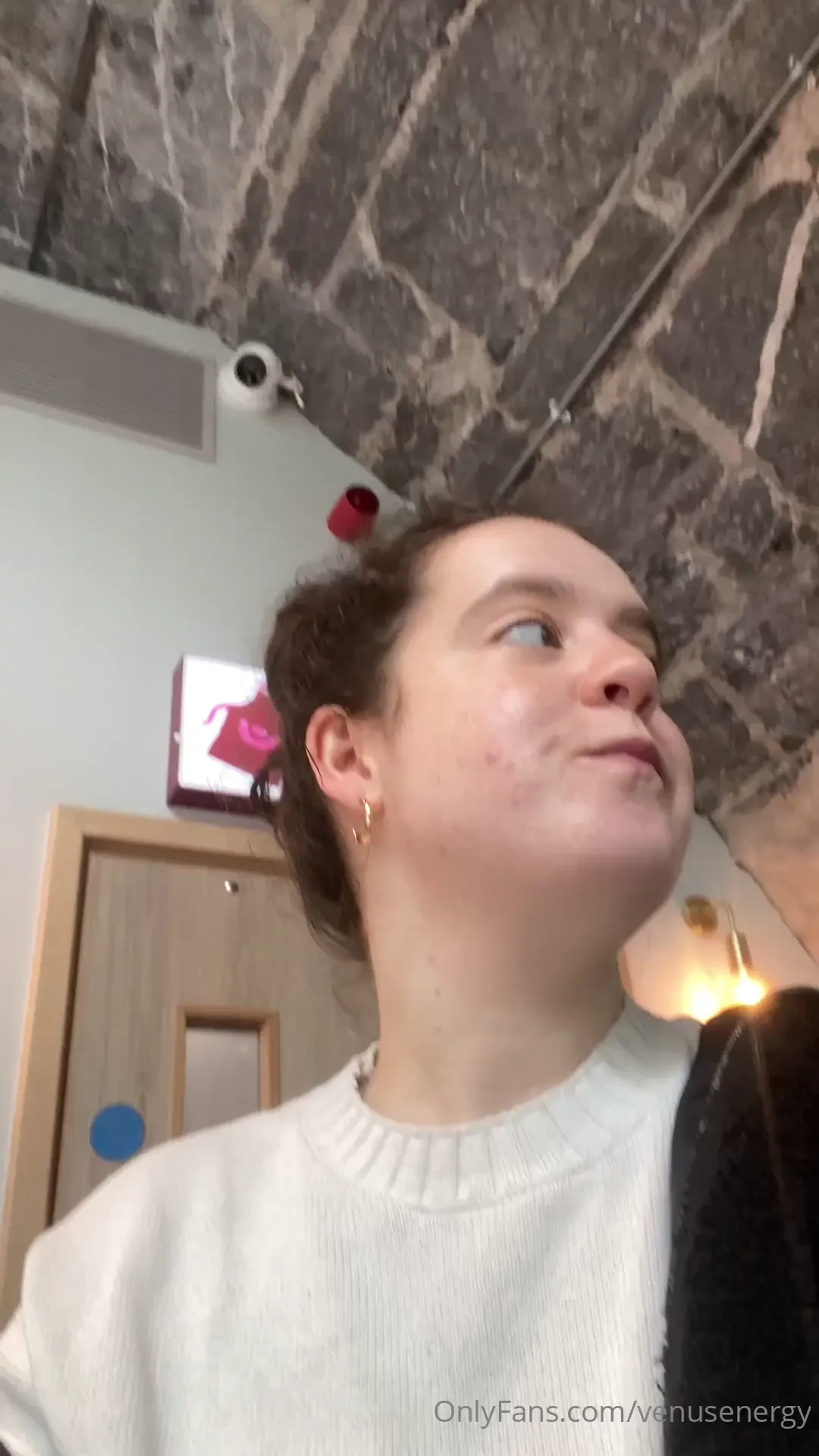 Sitting in pret drinkin my coffee with all this bush amp nipple 