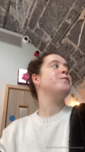 Sitting in pret drinkin my coffee with all this bush amp nipple